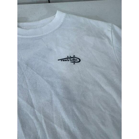 "Reel Life" Raised On The Water Men's Graphic T Shirt SZ S Swordfish USA Fish - Picture 5 of 9